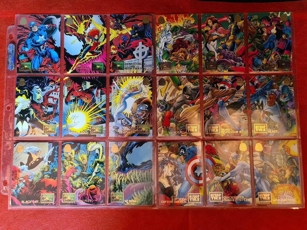Marvel Universe Series V Trading Cards (1994) - Complete Set, Amerika, Verzenden, Complete serie of reeks, Zo goed als nieuw