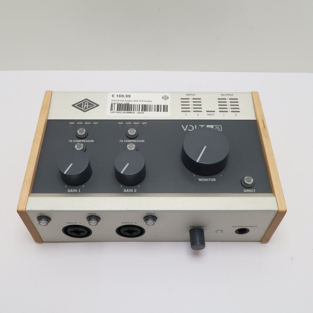 Universal Audio Volt 276 USB Audio Interface, Flex Ltd., Zo goed als nieuw, https://flex.com/contact-us, Nobelstraat 10, 5807 GA Oostrum LB, Limburg, Nederland