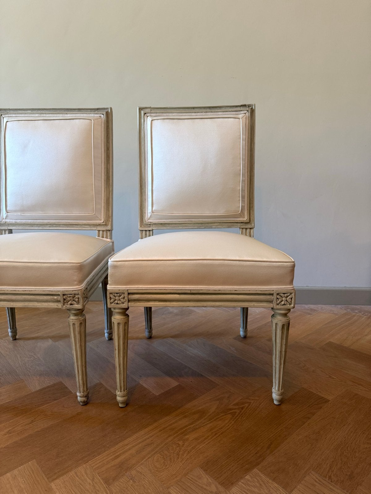 Antieke Franse stoelen, ca. 1750, van G. Jacob, Ophalen