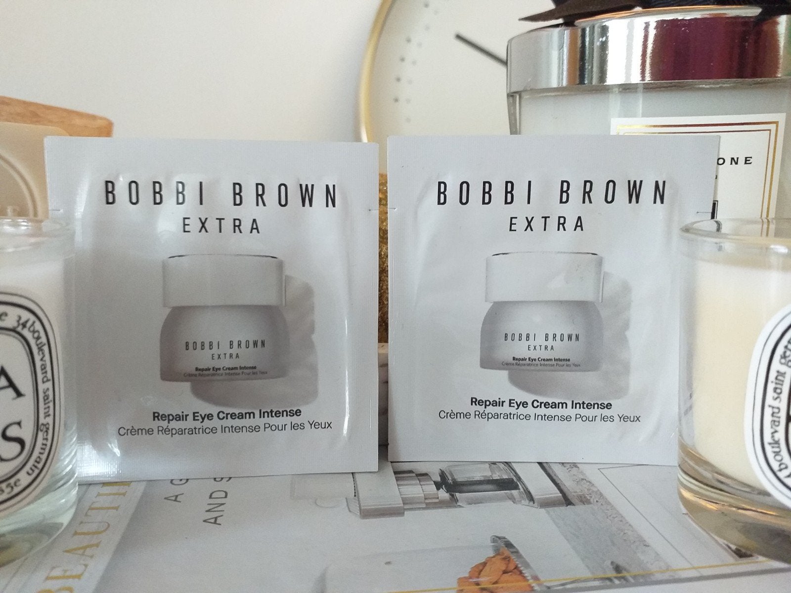 3 ML Bobbi Brown Extra Repair eye cream intense nu €3,99, Ophalen of Verzenden, Nieuw, Gehele gezicht
