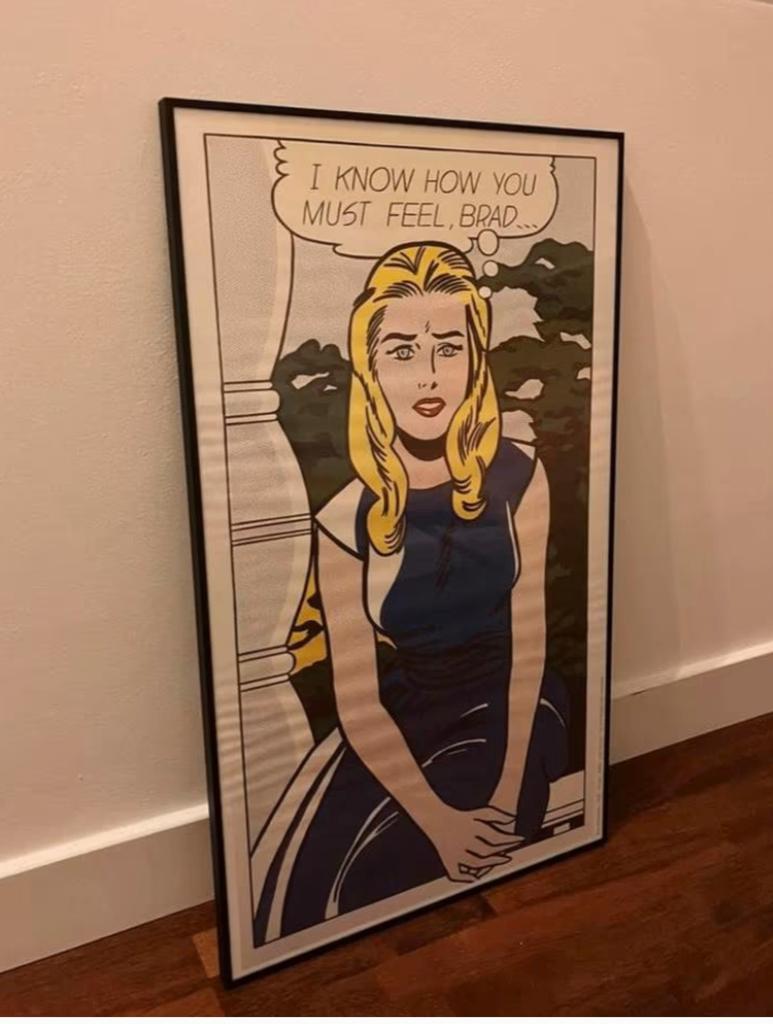 roy Lichtenstein, mooi ingelijst, Antiek en Kunst, Kunst | Schilderijen | Modern, Ophalen