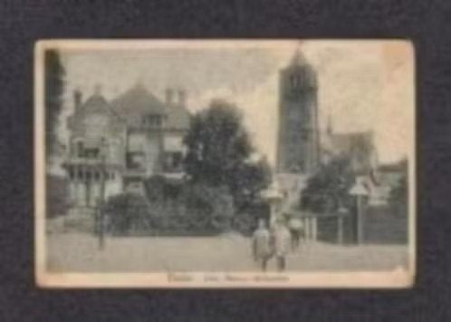 Tholen Villa Nieuwe Molenvliet Kerk Kinderen., Ophalen of Verzenden, Voor 1920, Ongelopen, Zeeland