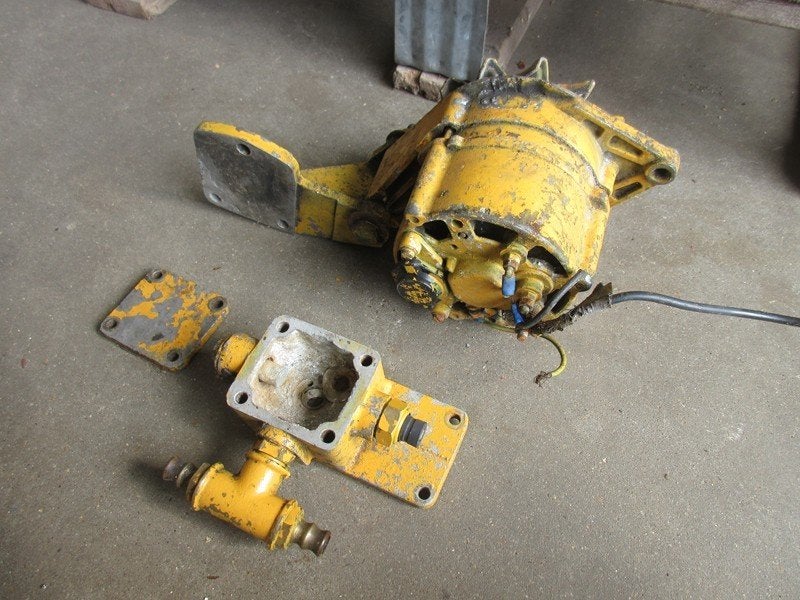 Onderdelen voor een Farymann 34FK3M scheepsdiesel, Ophalen, Gebruikt, Motor en Techniek