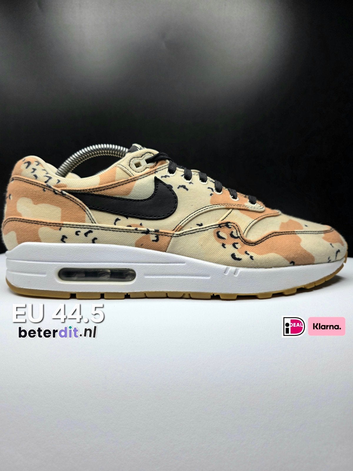 Nike Air Max 1 'Desert Camo'
Maat: 44.5, Kleding | Heren, Schoenen, Zo goed als nieuw, Sneakers of Gympen, Ophalen of Verzenden