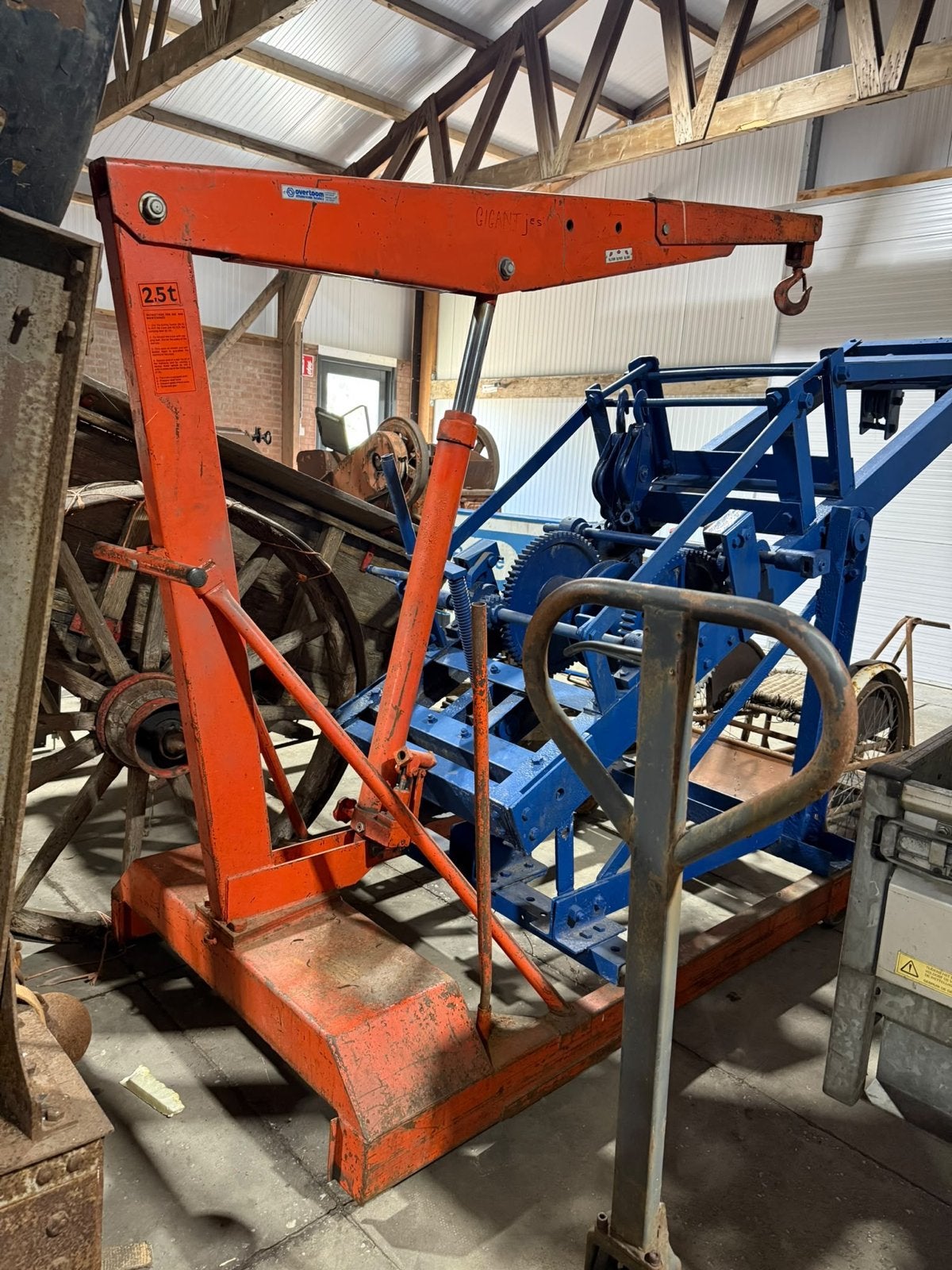 Robuuste werkplaatskraan - 2.5 ton hefvermogen, Ophalen of Verzenden