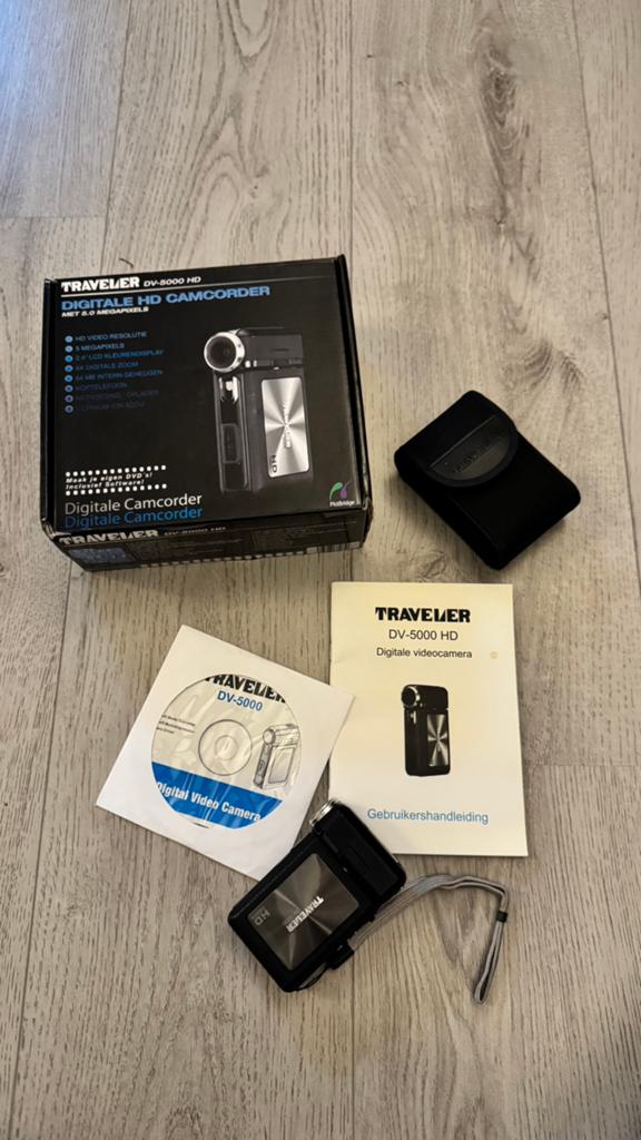 Traveler DV-5000 HD Digitale Camcorder - Zo goed als nieuw, Overige merken, Full HD, Overige soorten, Zo goed als nieuw