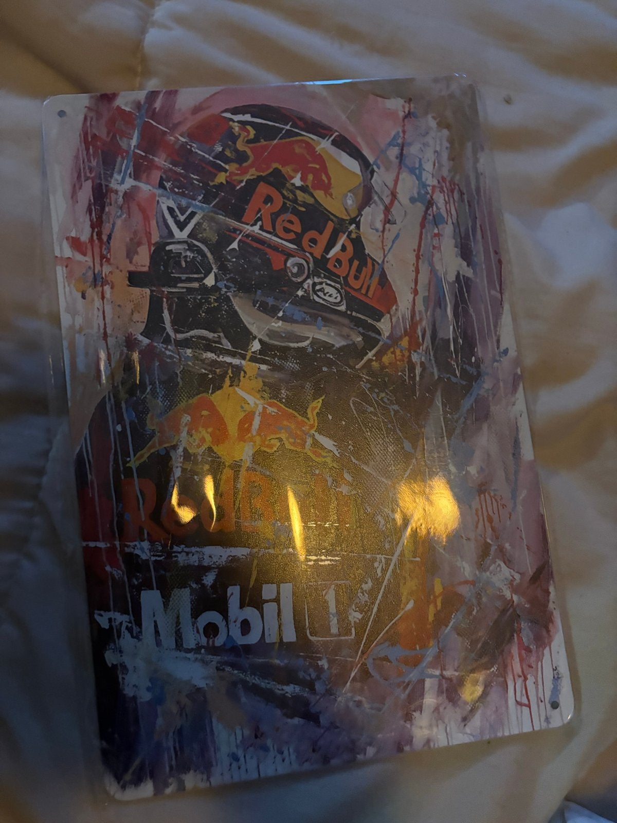 Red Bull Racing Formule 1 Metalen Bord, Metaal, Rood, Nieuw, Ophalen of Verzenden
