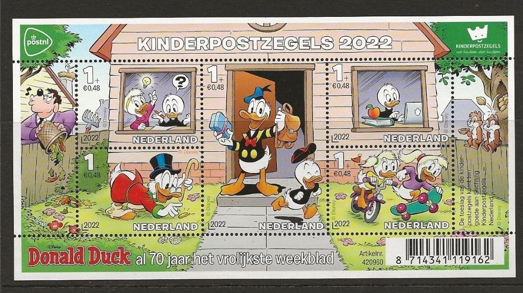Velletje kinderzegels 2022, no 4059 postfris, Ophalen of Verzenden, Postfris