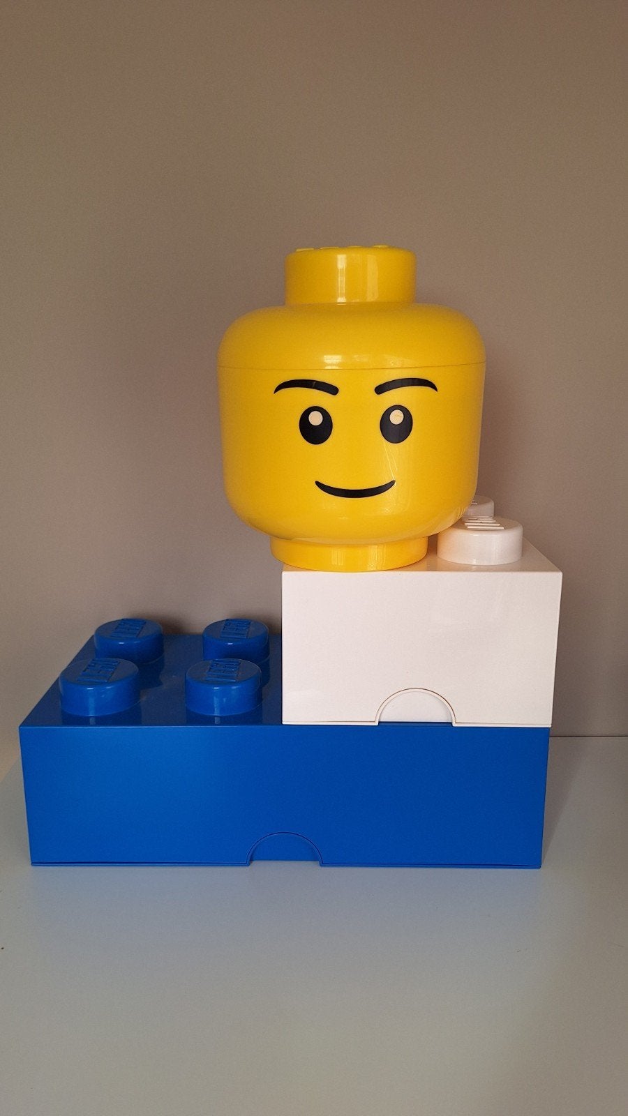 Lego opbergboxen en minifiguur hoofd, Ophalen, Gebruikt, Overige typen, Lego