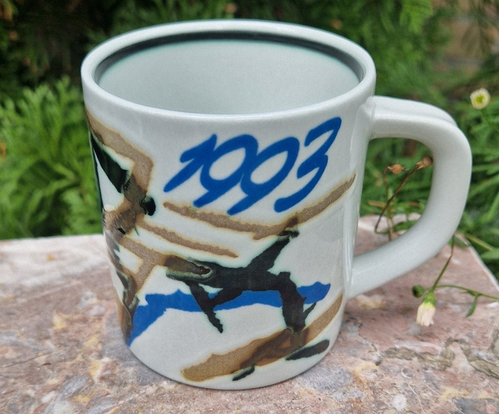 Scandinavian design gesigneerde MOK 1993 Royal Copenhagen, Meerkleurig, Ophalen of Verzenden, Steen/keramiek, 7 cm