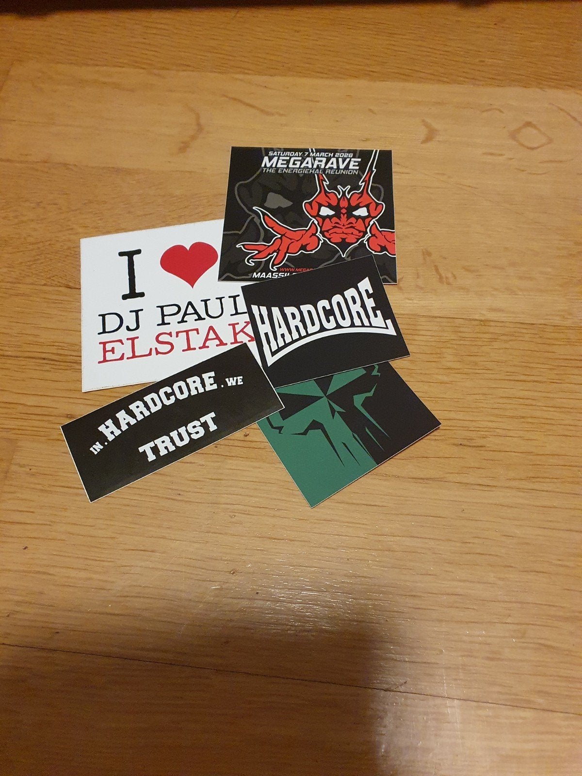 5 nieuwe hardcore gabber stickers, Ophalen of Verzenden, Nieuw, Meerdere stickers
