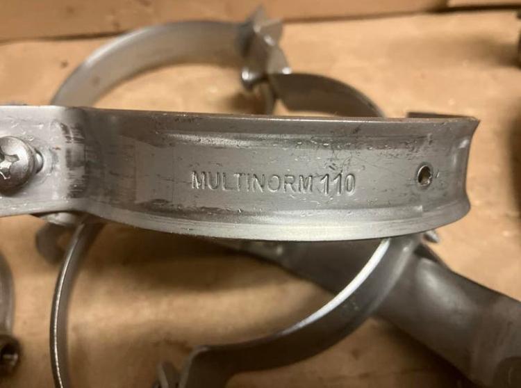 Beugel 110 mm RVS, Ophalen, Afvoer, Zo goed als nieuw, Rvs