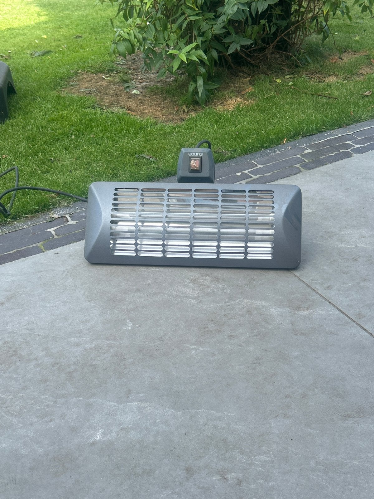 Eurom Terrasverwarmer - Elektrisch, Gebruikt, Ophalen, Gebruikt, Elektrisch, Vloer