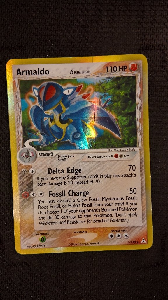 Armaldo δ 2 1 Holon Phantoms | Pokemon kaart, Ophalen, Zo goed als nieuw, Losse kaart, Foil