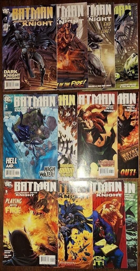 Batman  Journey Into Knight • 1 T/M 12 • Compleet  !!, Complete serie of reeks, Verzenden, Zo goed als nieuw, Amerika