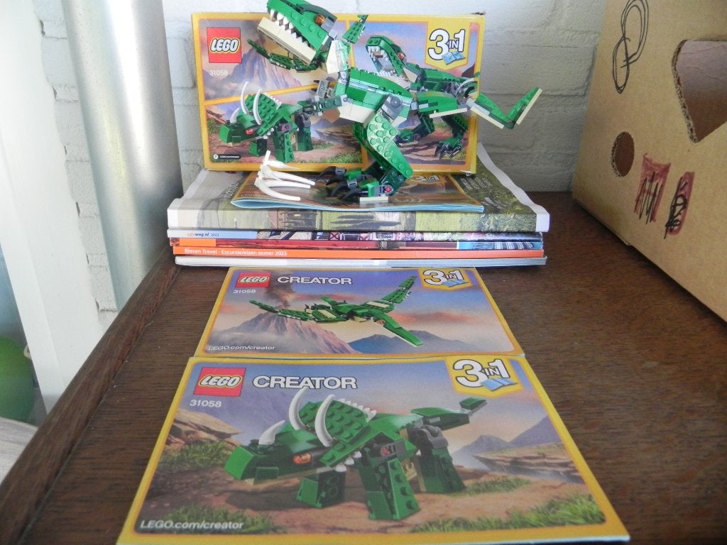 lego creator no 31058 draak, Lego, Ophalen of Verzenden, Zo goed als nieuw, Compleet
