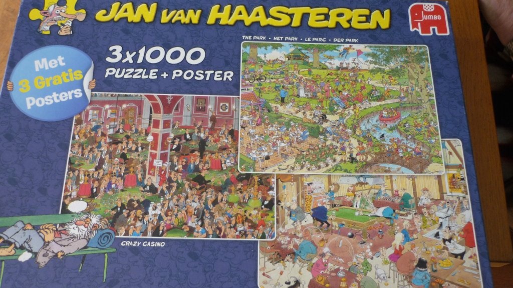 jan van haasteren puzzel, Ophalen, 500 t/m 1500 stukjes, Zo goed als nieuw