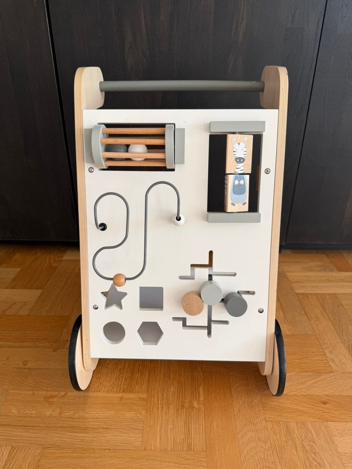 Pinolino Houten Loopwagen met Activiteitenpaneel, Ophalen of Verzenden, Zo goed als nieuw, Overige typen, Met wieltjes