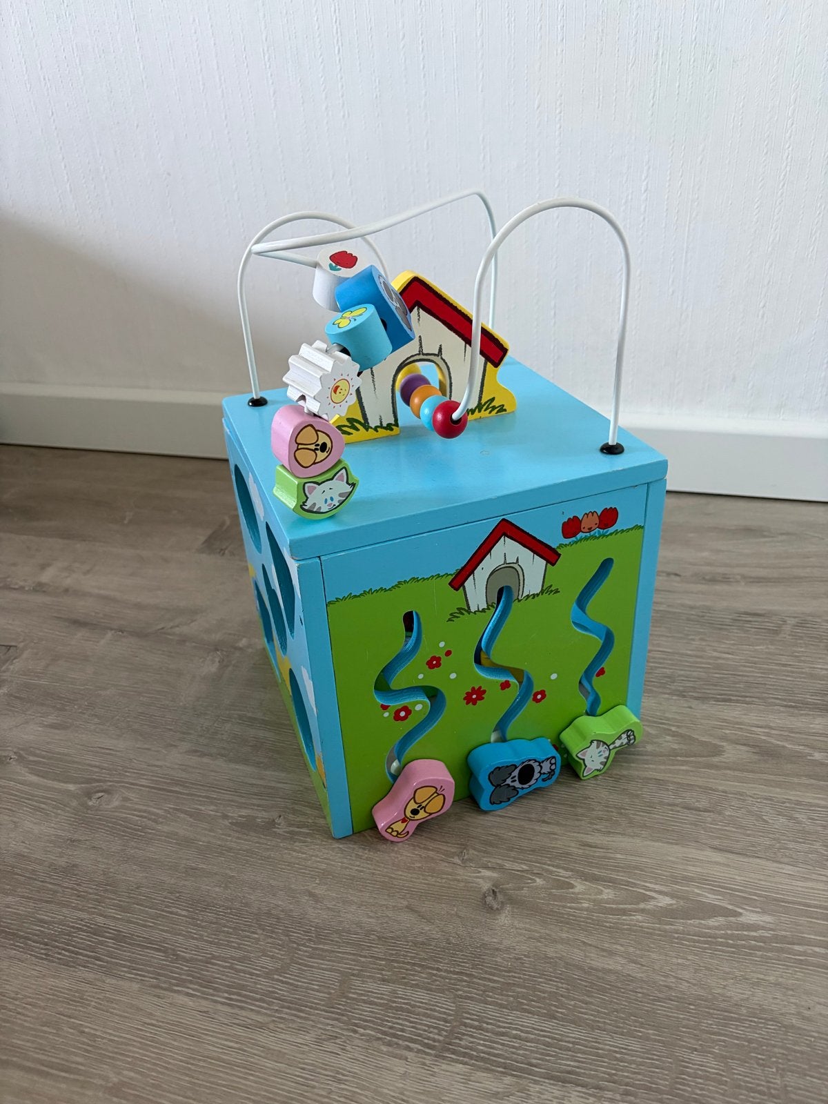 Woezel en Pip speelkubus met 6 blokken, Ophalen of Verzenden, Gebruikt, Overige typen