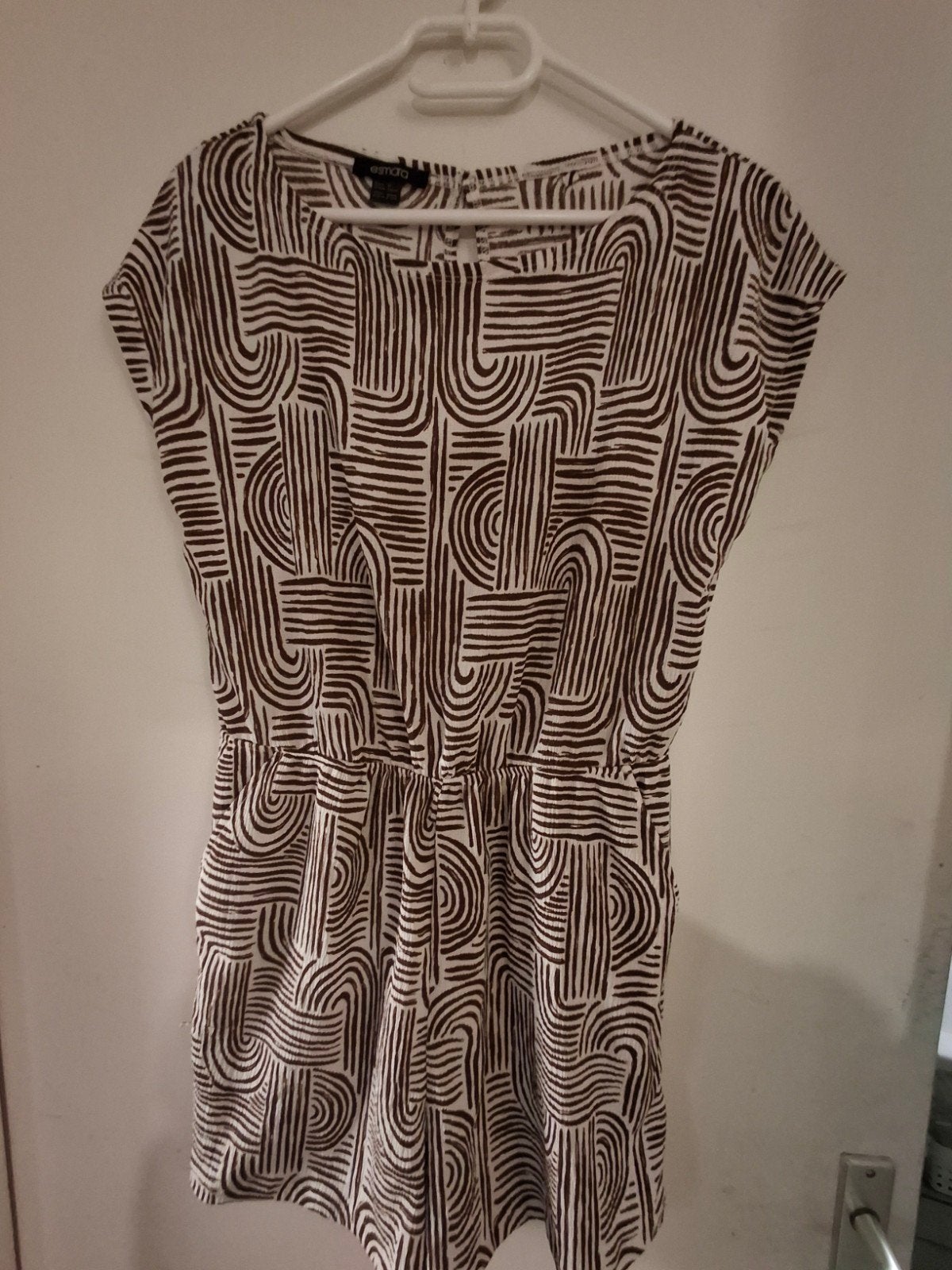 NIEUW! Jumpsuit dames kort. Merk ESMAR. Tijgerprint, Maat 38/40 (M), Meerkleurig, Nieuw, Esmara