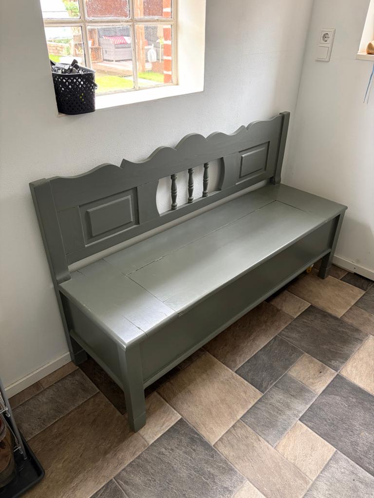 Sfeervolle houten klepbank (150 cm), Ophalen