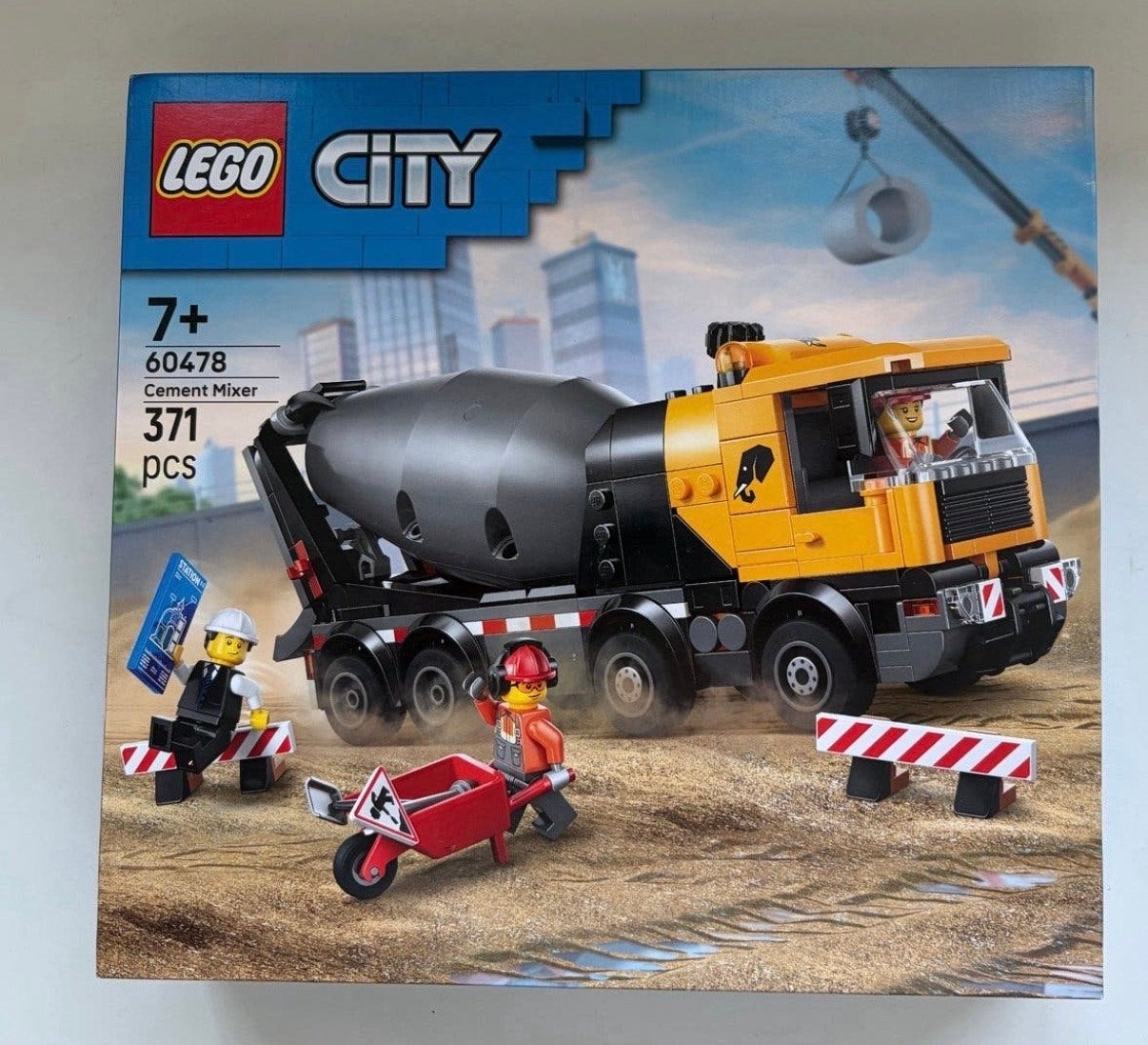 Lego City 60478 Cement Mixer - Nieuw en Ongeopend, Lego, City, Denemarken, Nieuw