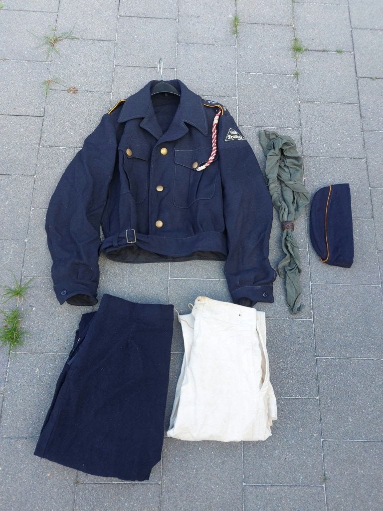 Marine Hitlerjugend (MHJ) Uniformset Gebied Süd Franken, Verzamelen, Ophalen of Verzenden, Marine, Overige gebieden, Kleding of Schoenen