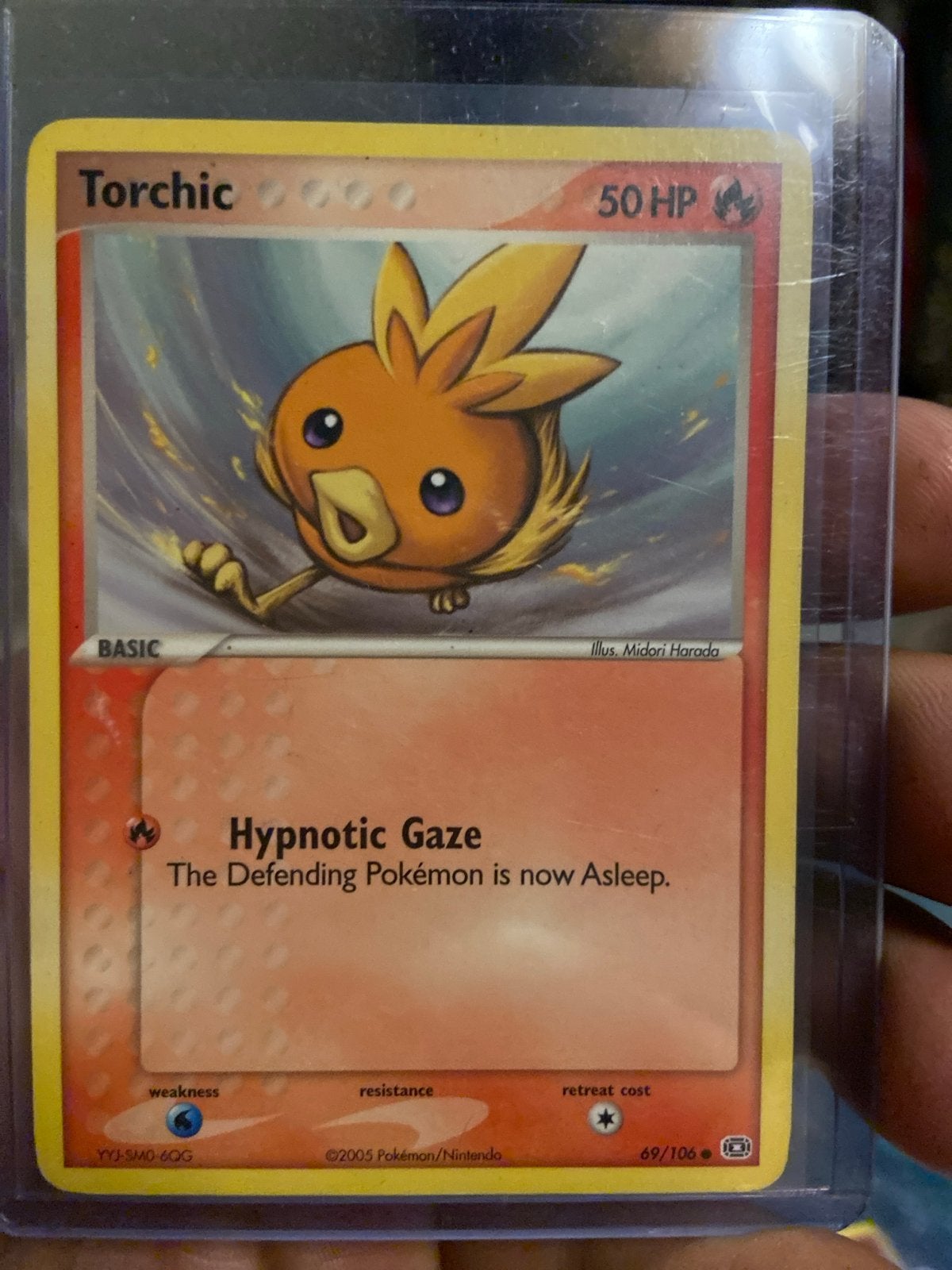 Pokémon Evolutie Lijn Torchic Combusken Blaziken EX, Ophalen of Verzenden, Zo goed als nieuw, Meerdere kaarten, Foil