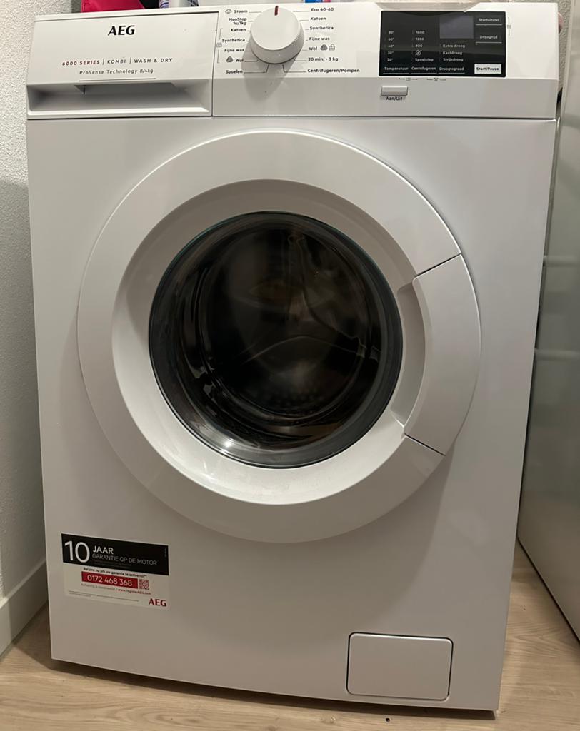 AEG 6000 serie - Was-droogcombinatie - 8 kg - 1600 rpm, Witgoed en Apparatuur, Wasmachines, Ophalen, Zo goed als nieuw, 1600 toeren of meer