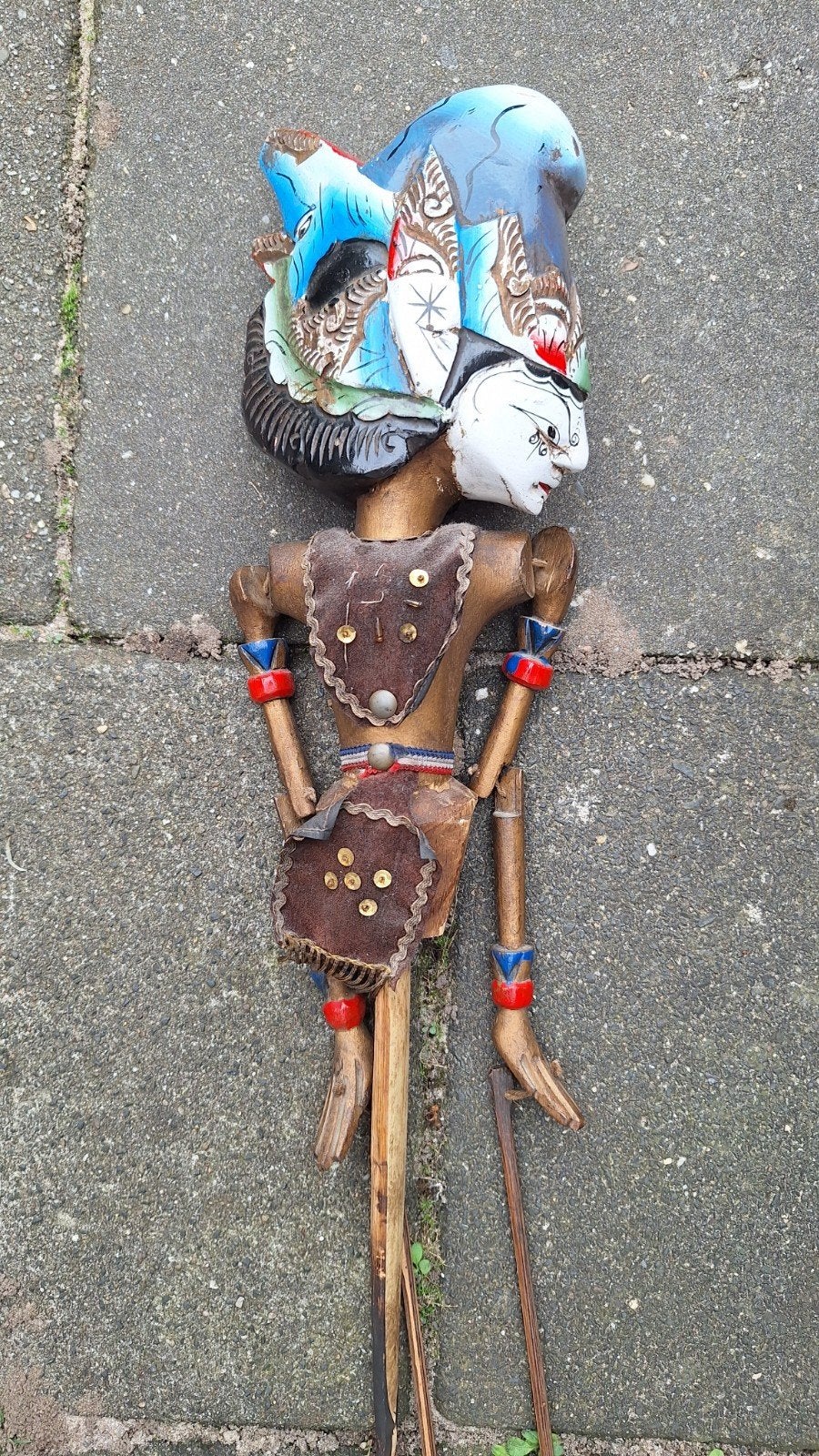 oude wajangpop, Ophalen of Verzenden