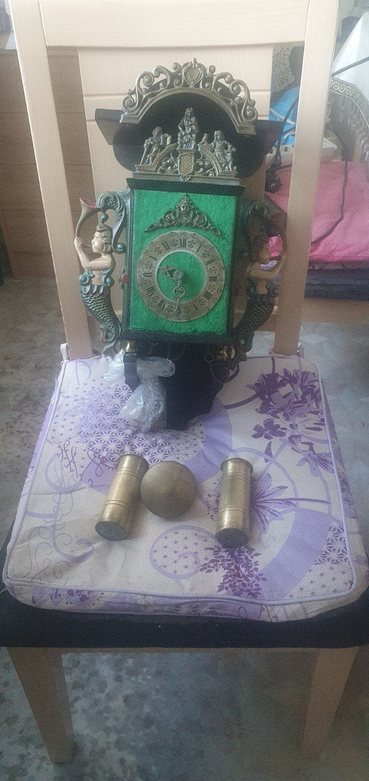 Antieke Koekoeksklok met Gewichten - Decoratief, Antiek en Kunst, Ophalen