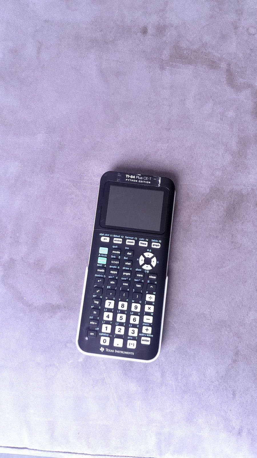 TEXAS INSTRUMENTS TI-84 Plus CE-T Python Edition Zwart, Ophalen of Verzenden, Grafische rekenmachine, Gebruikt