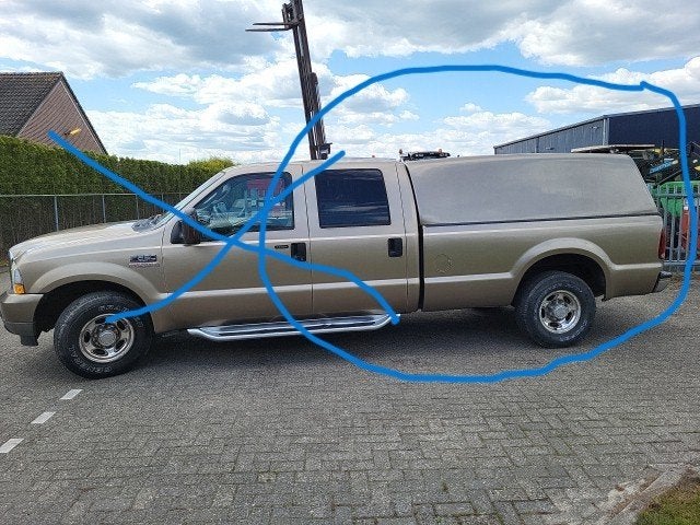 Hardtop Ford F 250., Ophalen, Gebruikt, Achterklep, Ford