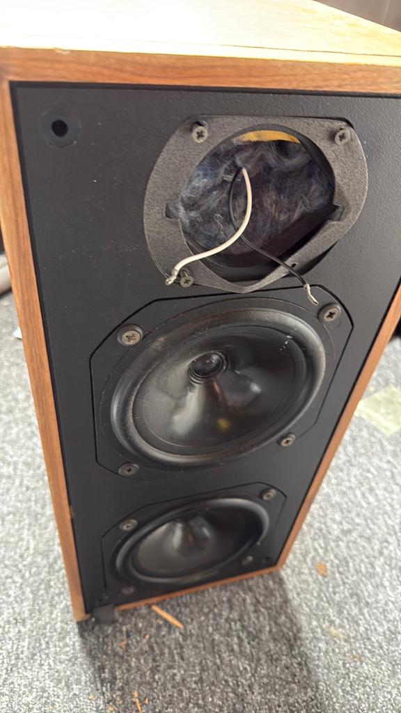 B&w dm14 voor onderdelen, Audio, Tv en Foto, Luidsprekers, Ophalen, Minder dan 60 watt, Front, Rear of Stereo speakers, Overige merken