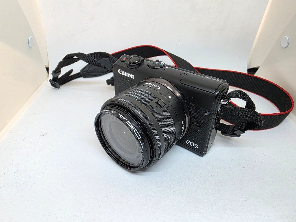 Canon EOS M100 Compact Camera - Zwart, Ophalen of Verzenden, Gebruikt, Canon, Minder dan 4 keer