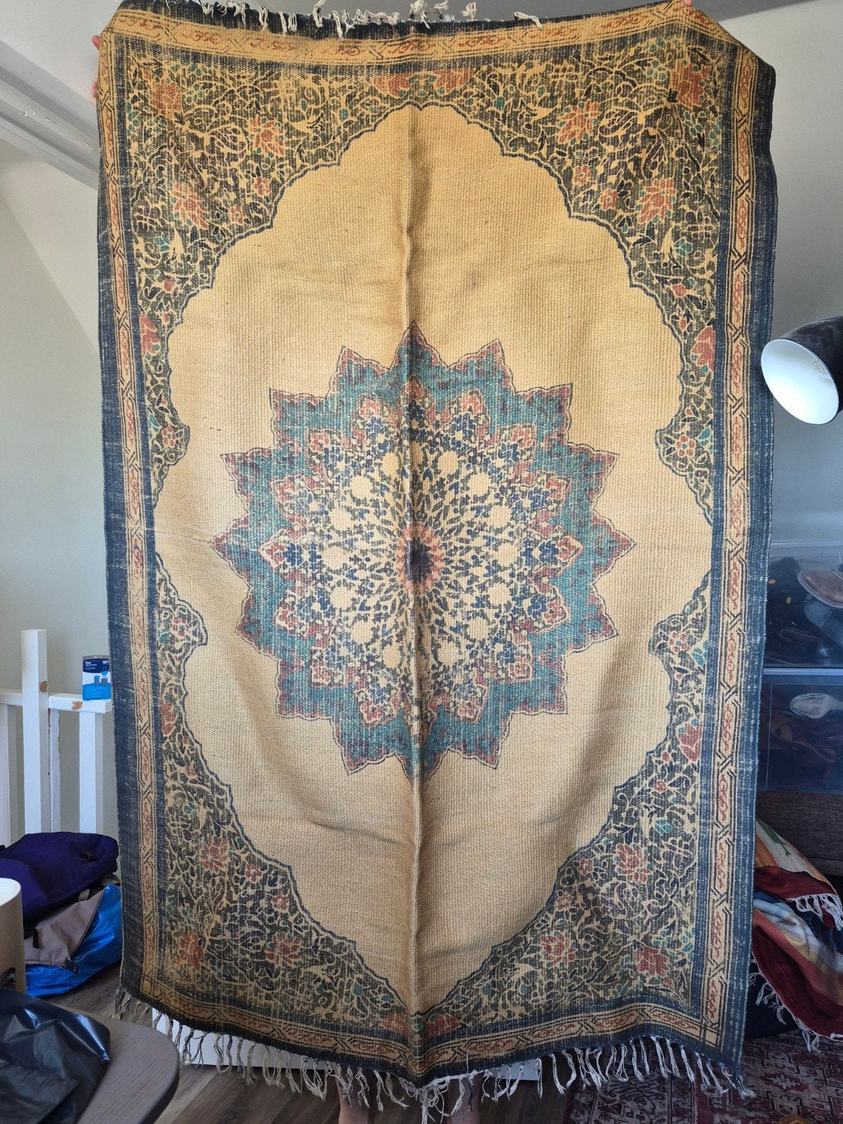 Dutchbone Bohemian Vloerkleed met Oosters Patroon, Huis en Inrichting, Stoffering | Tapijten en Kleden, Ophalen, Gebruikt, 100 tot 150 cm