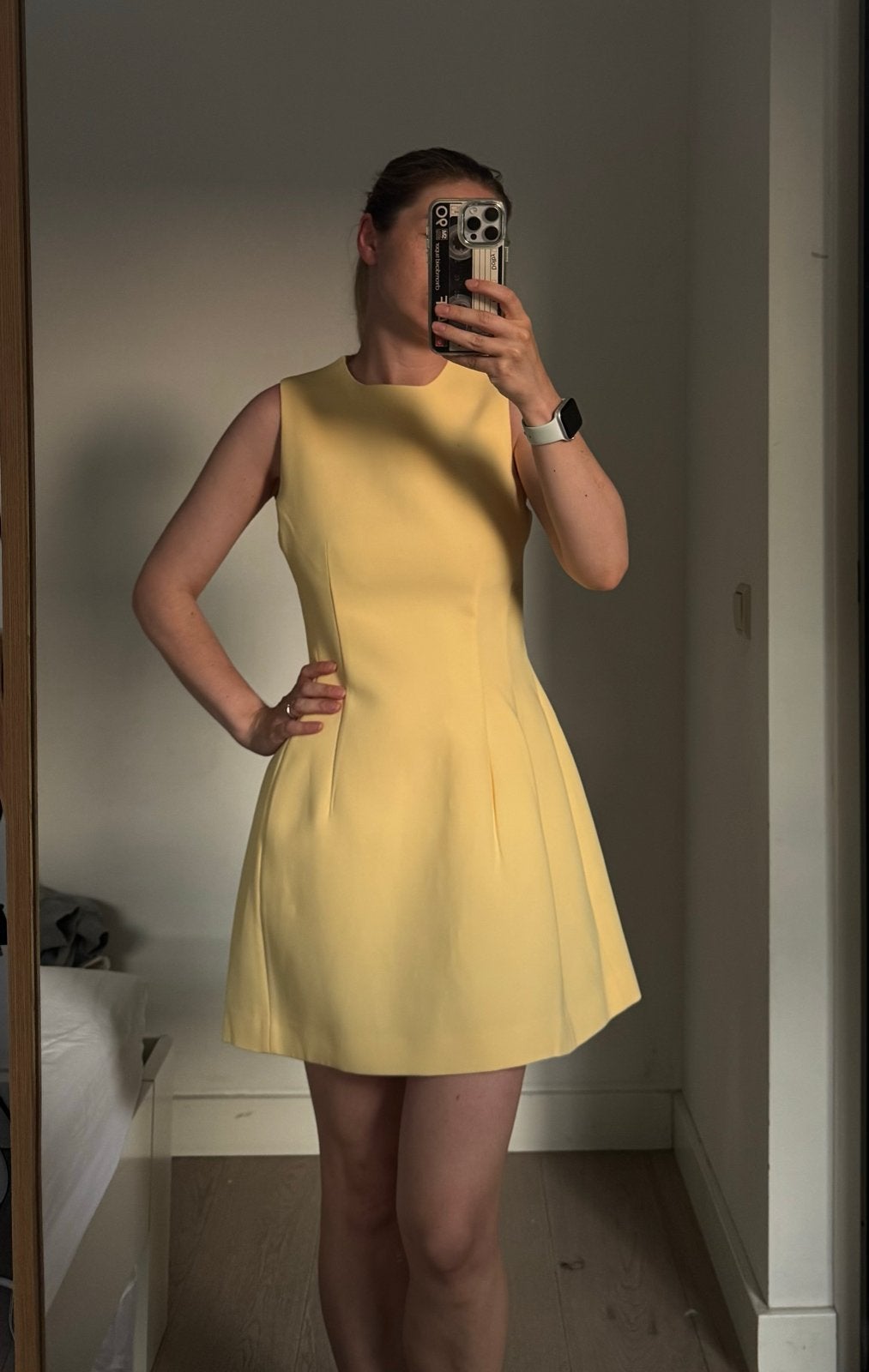 Zara Gele Jurk - Nieuw zonder kaartjes - Maat XS, Geel, Nieuw, Ophalen of Verzenden, Maat 34 (XS) of kleiner