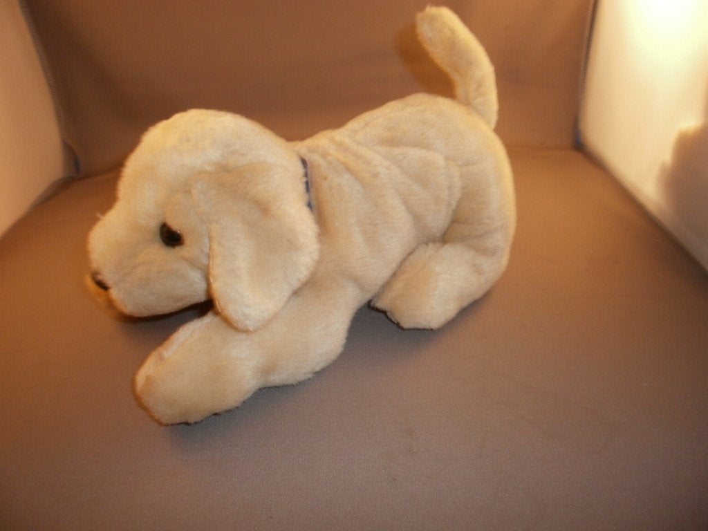Page Kimberly-Clark hond  bruin velours zwarte harde neus en, Overige merken, Zo goed als nieuw, Middelgroot (20 tot 80 cm), Beige