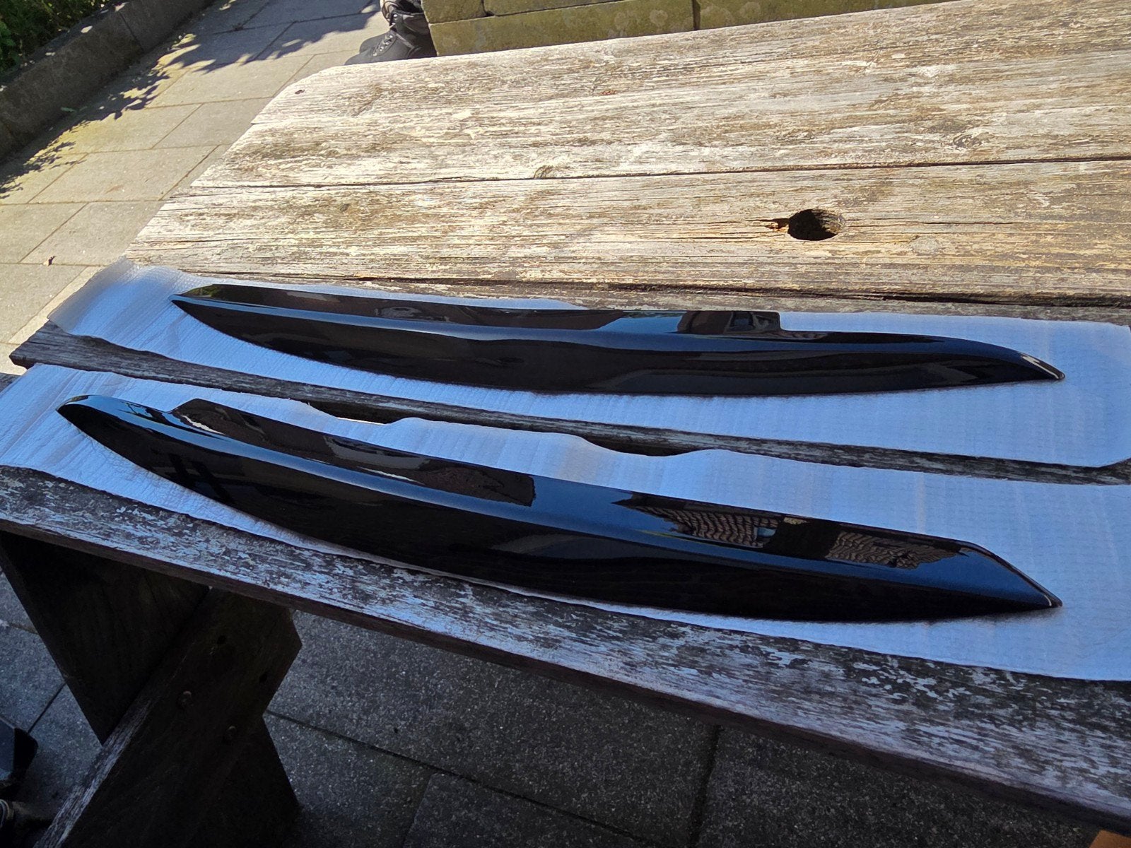 Nieuwe Booskijker Set voor Golf 6 - Hoogglans Zwart, Nieuw, Ophalen of Verzenden, Bumper, Volkswagen