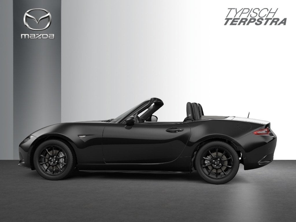 Mazda MX-5 1.5 SkyAc-G 136 PK Yakudo | incl inruilvoordeel, Gebruikt, Cabriolet, Zwart, Leder