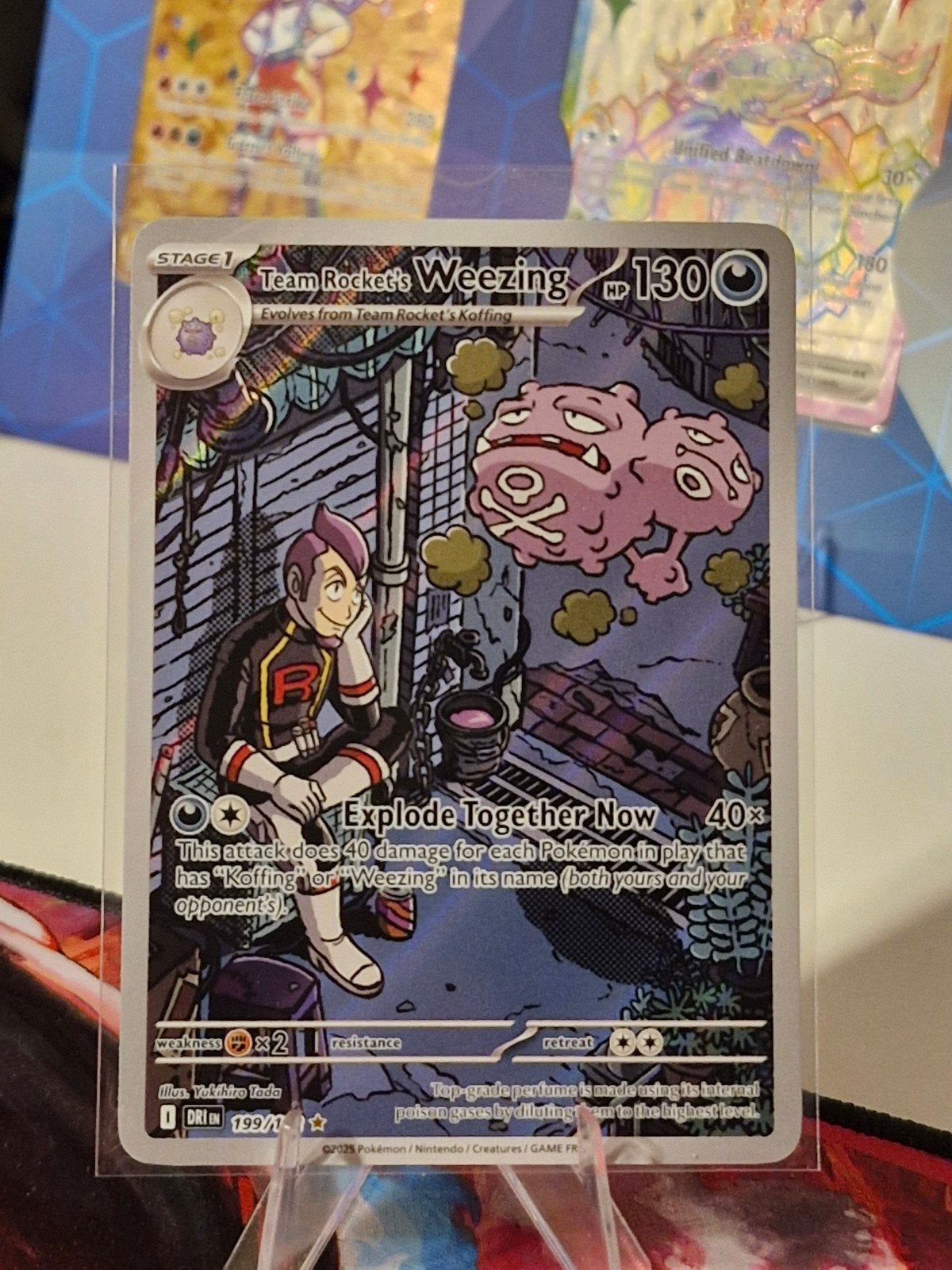 Pokemon Team Rocket's Weezing DRI 199/182, Ophalen of Verzenden