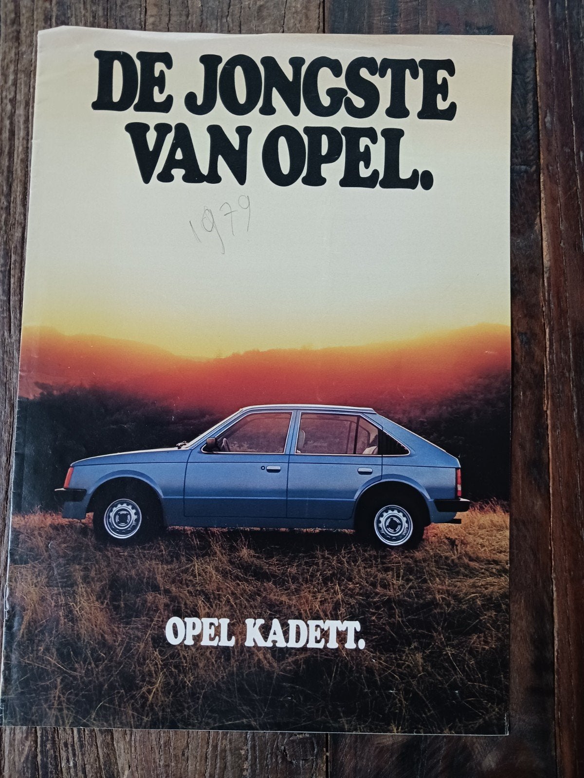 Opel Kadett folder 1979, Ophalen of Verzenden, Gelezen, Opel