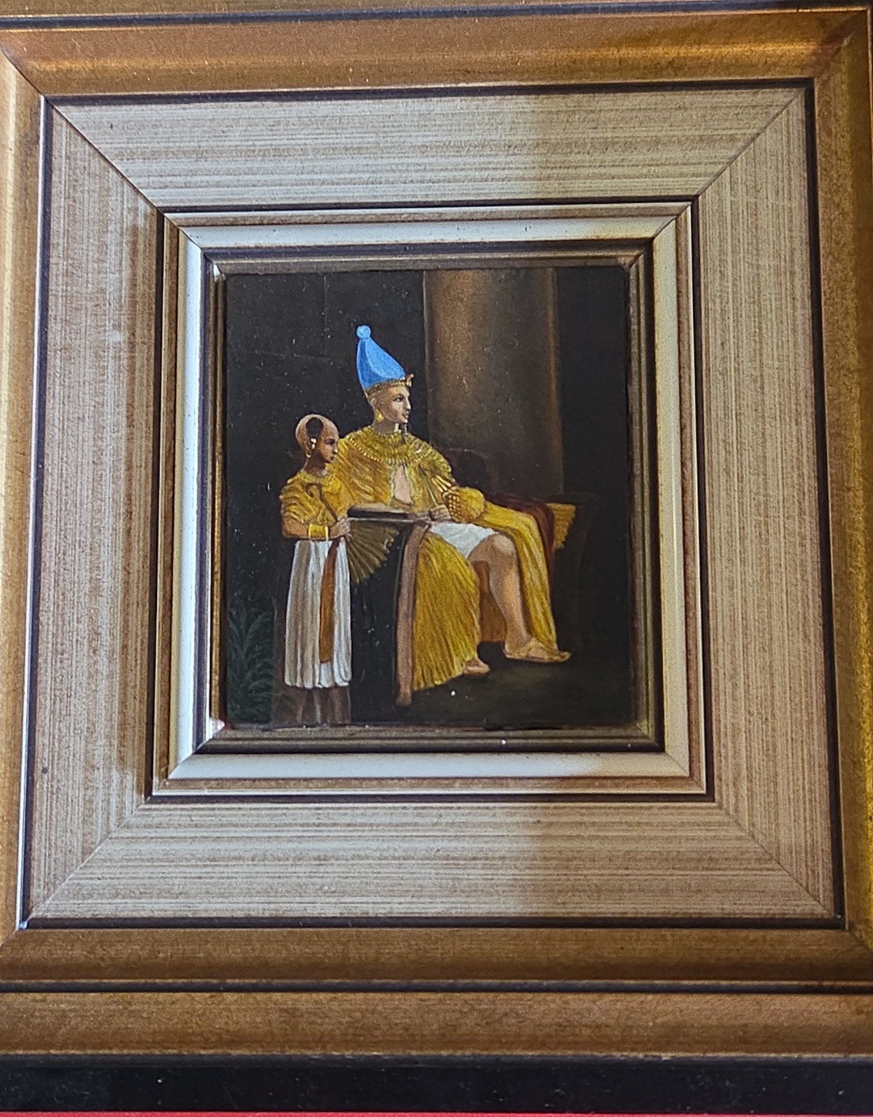 Olieverfschilderij Jean Thomassen farao Egypte, Ophalen of Verzenden