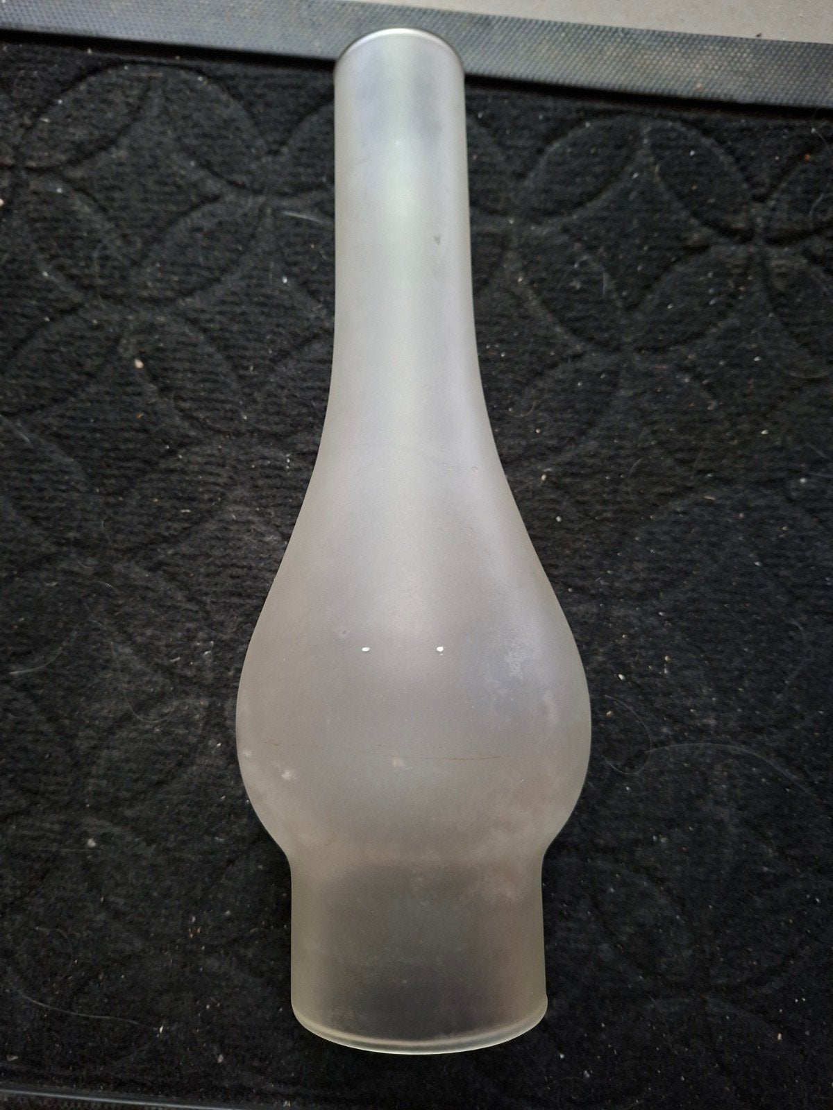 Matglazen lampenkap voor olielamp of petroleumlamp, Ophalen of Verzenden