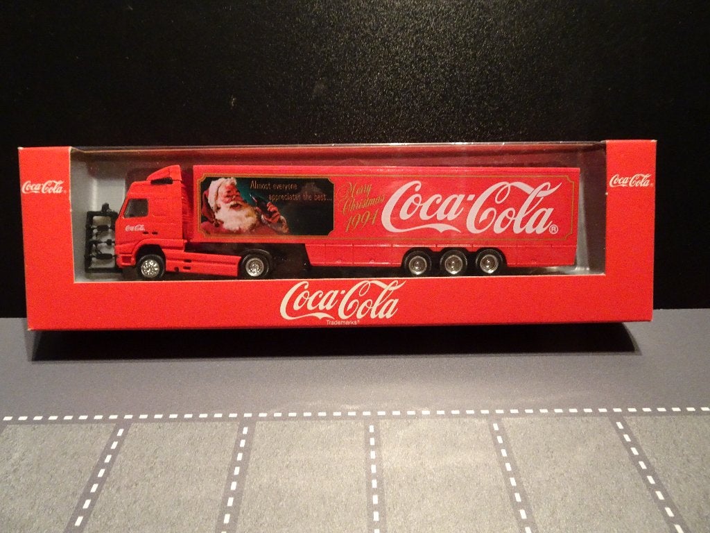 66 albedo herpa volvo fh coca cola truck kerst 1:87 truck, Ophalen of Verzenden, Nieuw, Bus of Vrachtwagen, Herpa