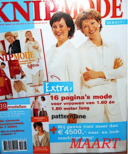 3 x KNIPMODE de nr s: 12/1997 - 11/2000 - 3/2003, Overige typen, Verzenden, Vrouw, Zo goed als nieuw