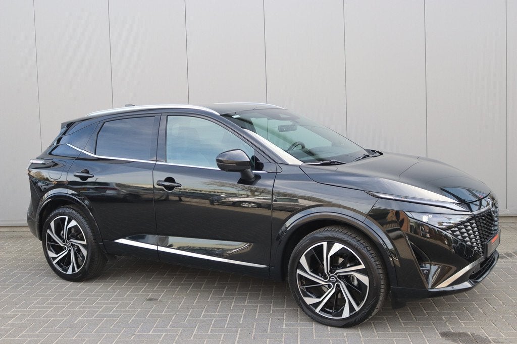 Nissan QASHQAI 1.3DIG-T MHEV 158PK Automaat Tekna Plus Navig, Auto's, Nissan, 12 maanden, Euro 6, 4 cilinders, Zwart