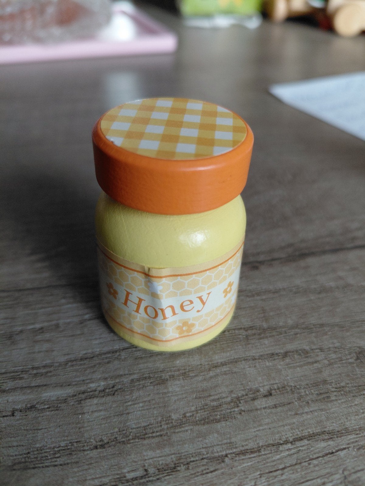 Honingpotje houten keuken accessoire, Kinderen en Baby's, Ophalen of Verzenden, Nieuw, Meubelstuk of Keukentje