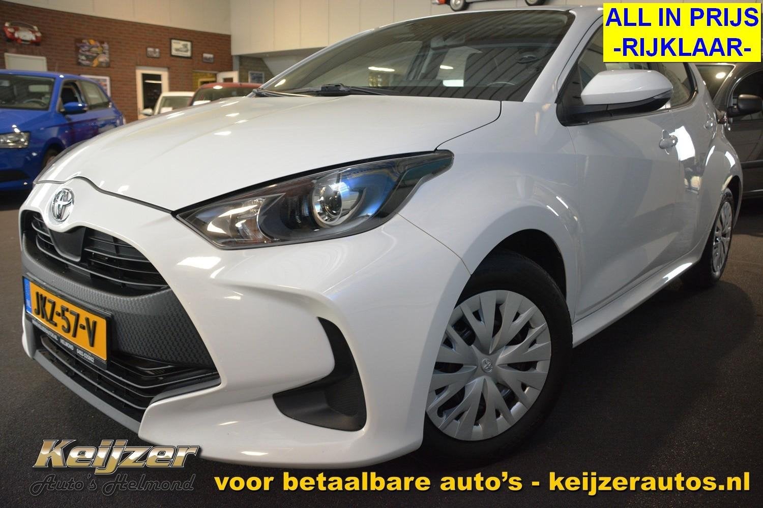 Toyota Yaris 1.0 VVT-i Active Achteruitrijcamera!, Voorwielaandrijving, Dealer onderhouden, Stof, Gebruikt