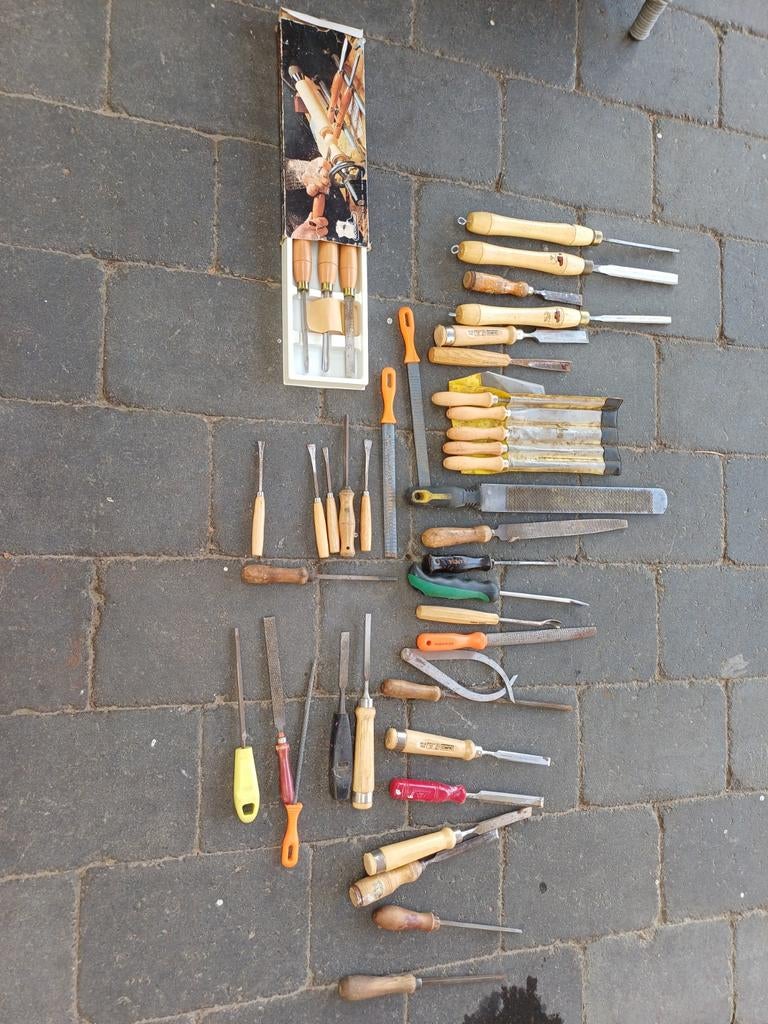 Heel veel houtgereedschap, Doe-het-zelf en Verbouw, Gereedschap | Lasapparaten, Ophalen, Minder dan 150 ampère, Overige typen